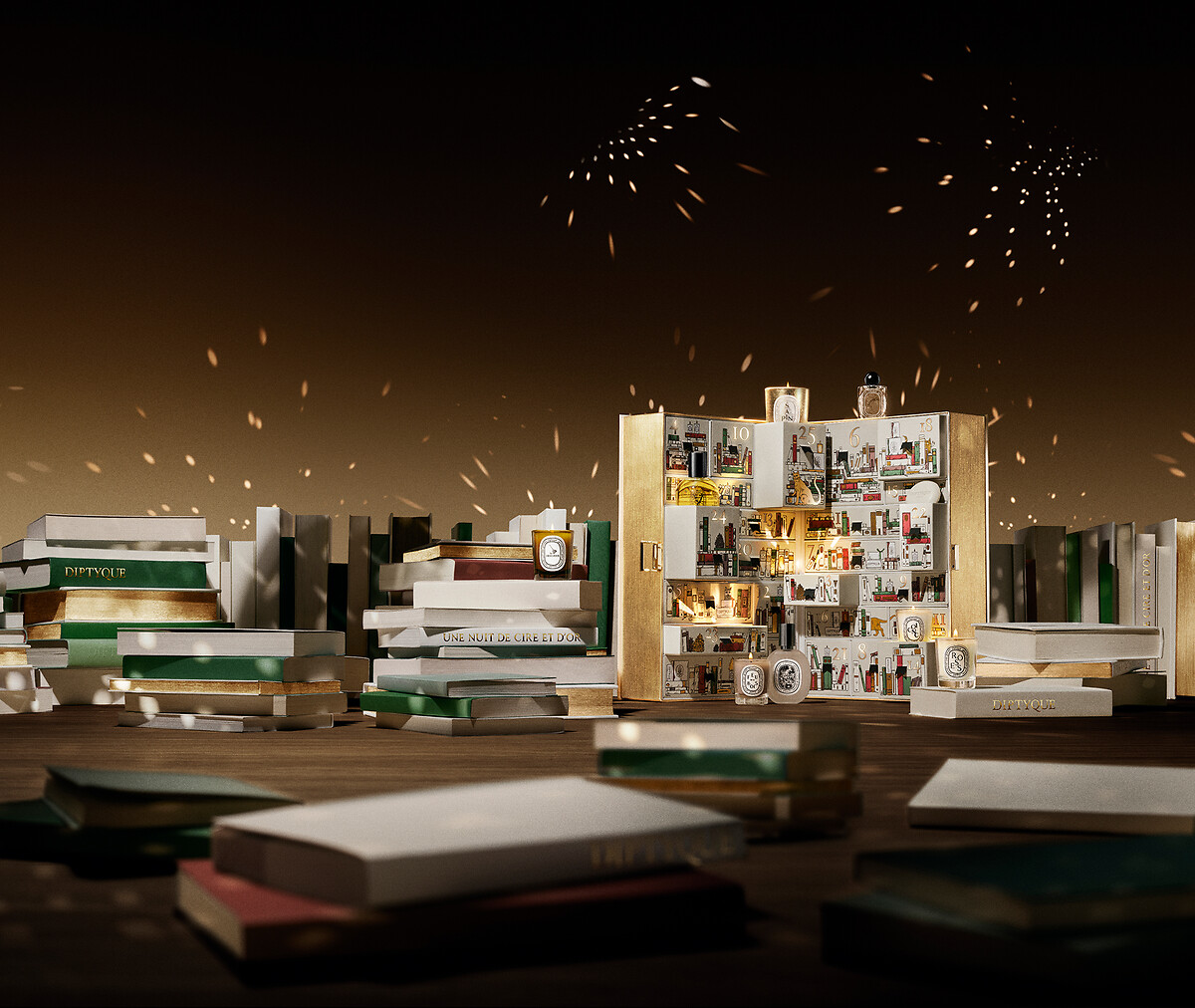 Eine Weihnachtsgeschichte von Diptyque: Une Nuit de Cire et D'Or