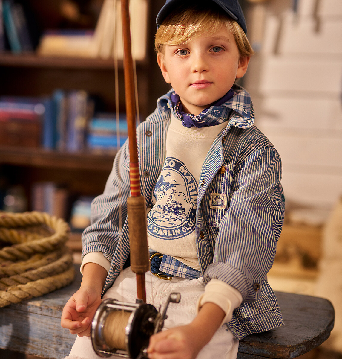 Polo Ralph Lauren: preppy from a young age